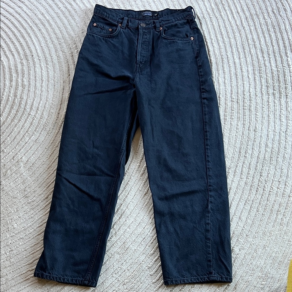 & Other Stories Stockholm Atelier Dark Navy Cropped Jeans